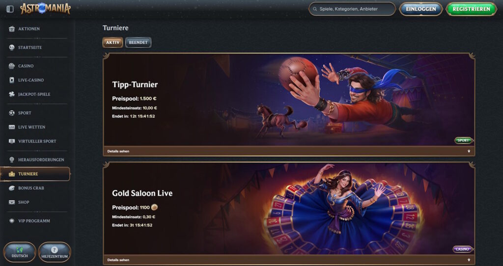 Astromania 8 Astromania Turniere