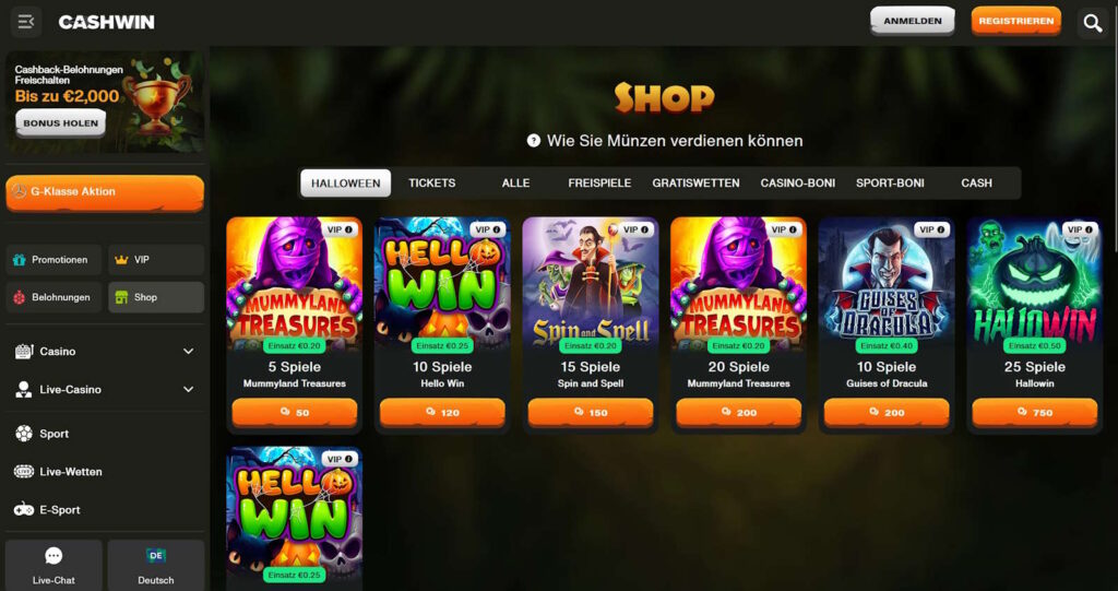 Cashwin 12 Cashwin Casino Shop