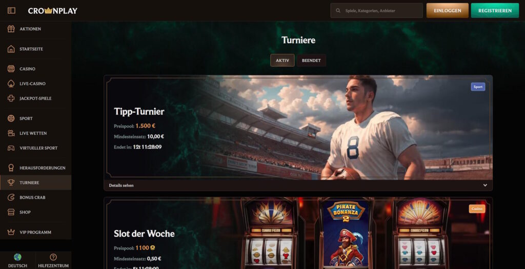 Crownplay 8 Crownplay Casino Turniere