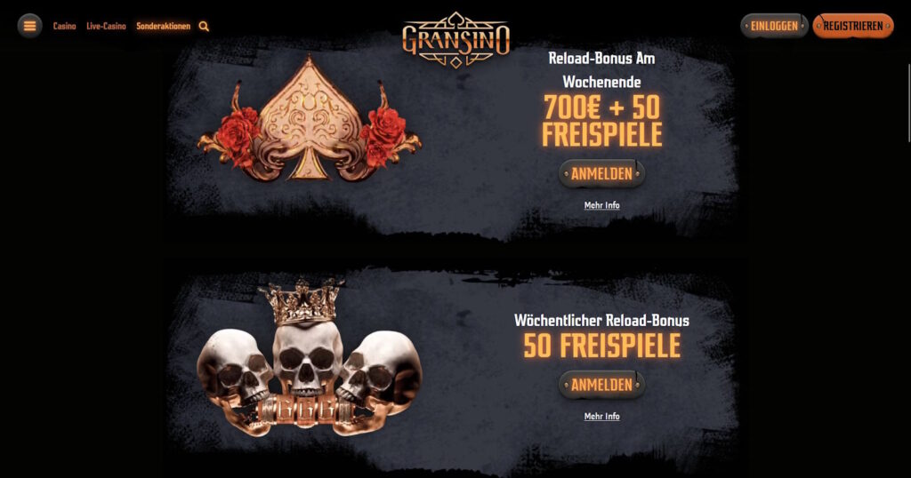 Gransino 8 Gransino Bonus