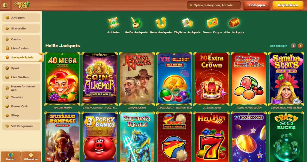 Greenluck 5 Greenluck Casino Jackpots
