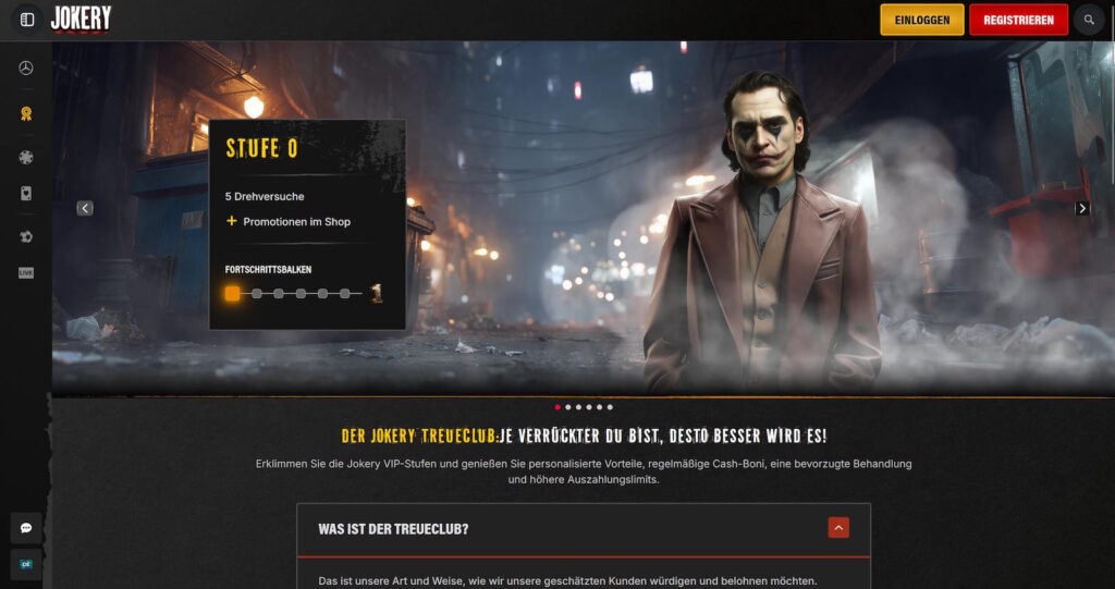 Jokery 9 Jokery Casino Treueprogramm