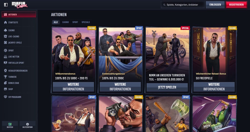 Mafia Casino 8 Mafia Casino Bonus