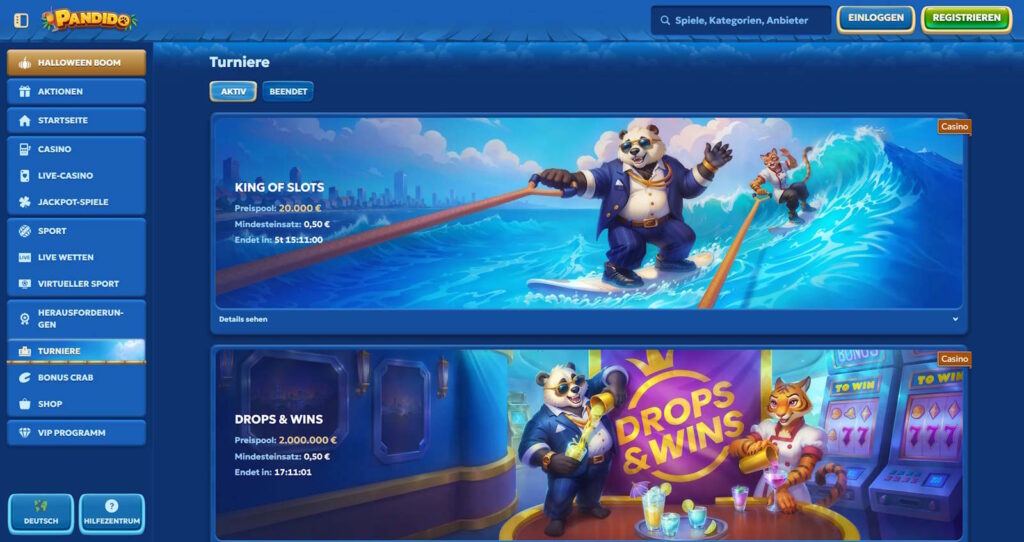 Pandido 10 Pandido Turniere