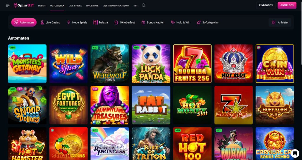 SpinsUP! 5 SpinsUp Casino Automatenspiele