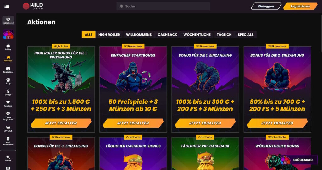 WildTokyo 10 Wild Tokyo Bonus