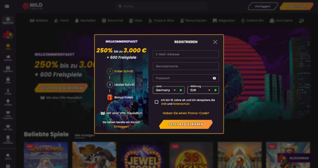 WildTokyo 11 Wild Tokyo Registrieren