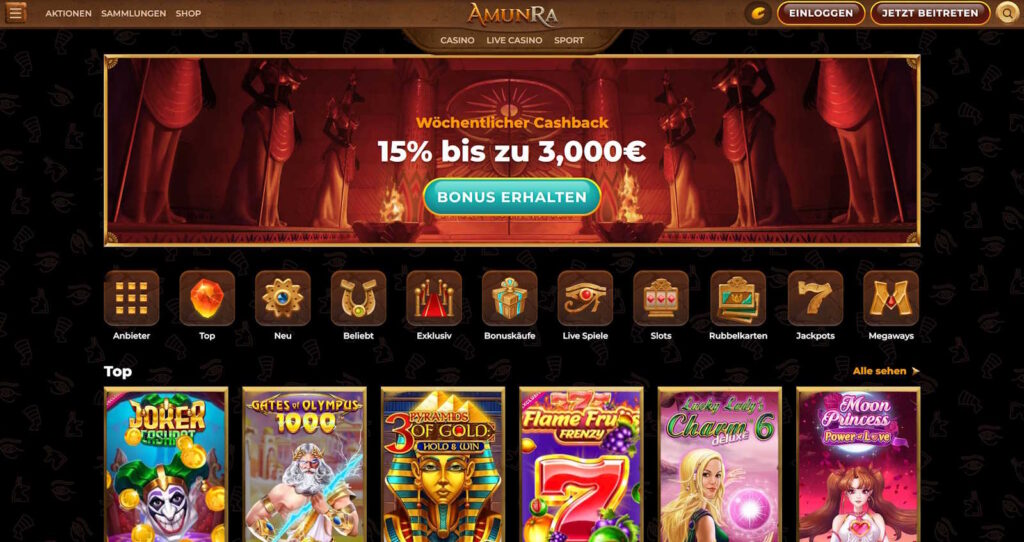 amunra casino spiele