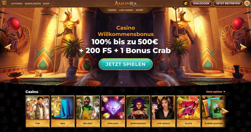 AmunRa Startseite Casino
