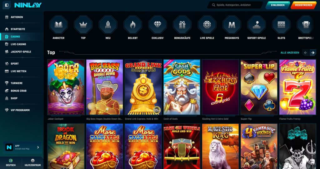 ninlay casino spiele