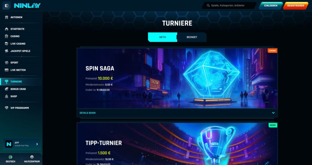 Ninlay 9 ninlay turniere