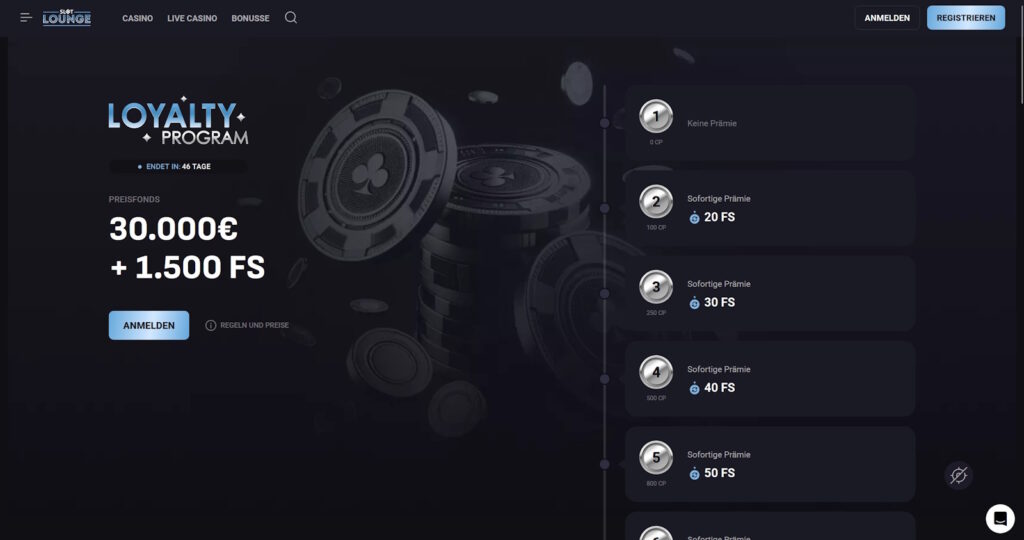 Slotlounge 9 slotlounge vip programm