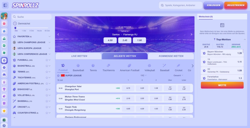 Spinrollz 7 spinrollz sportwetten