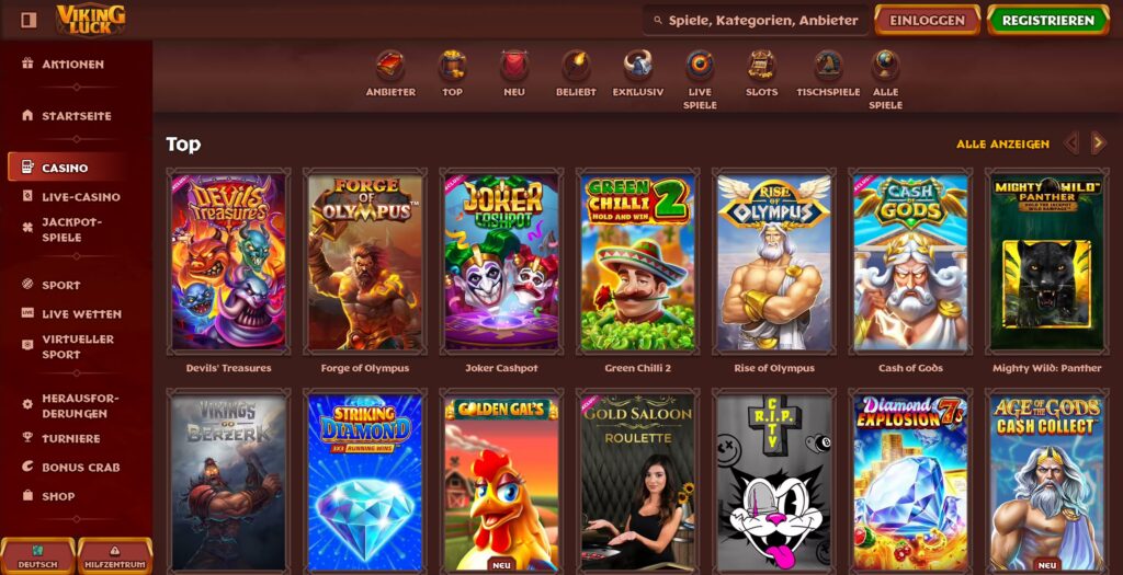 VikingLuck 5 viking luck spielautomaten