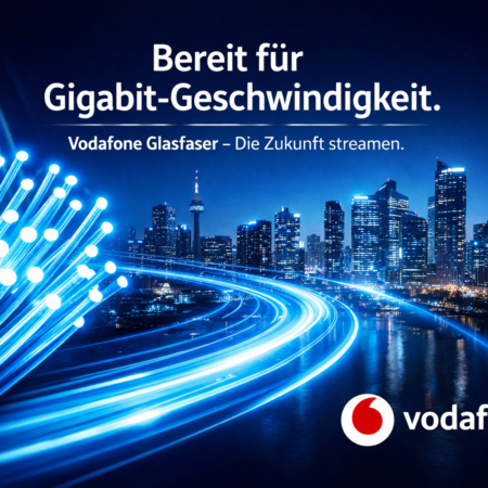 Vodafone Glasfaser: Tarife, Verfügbarkeit & Anschluss