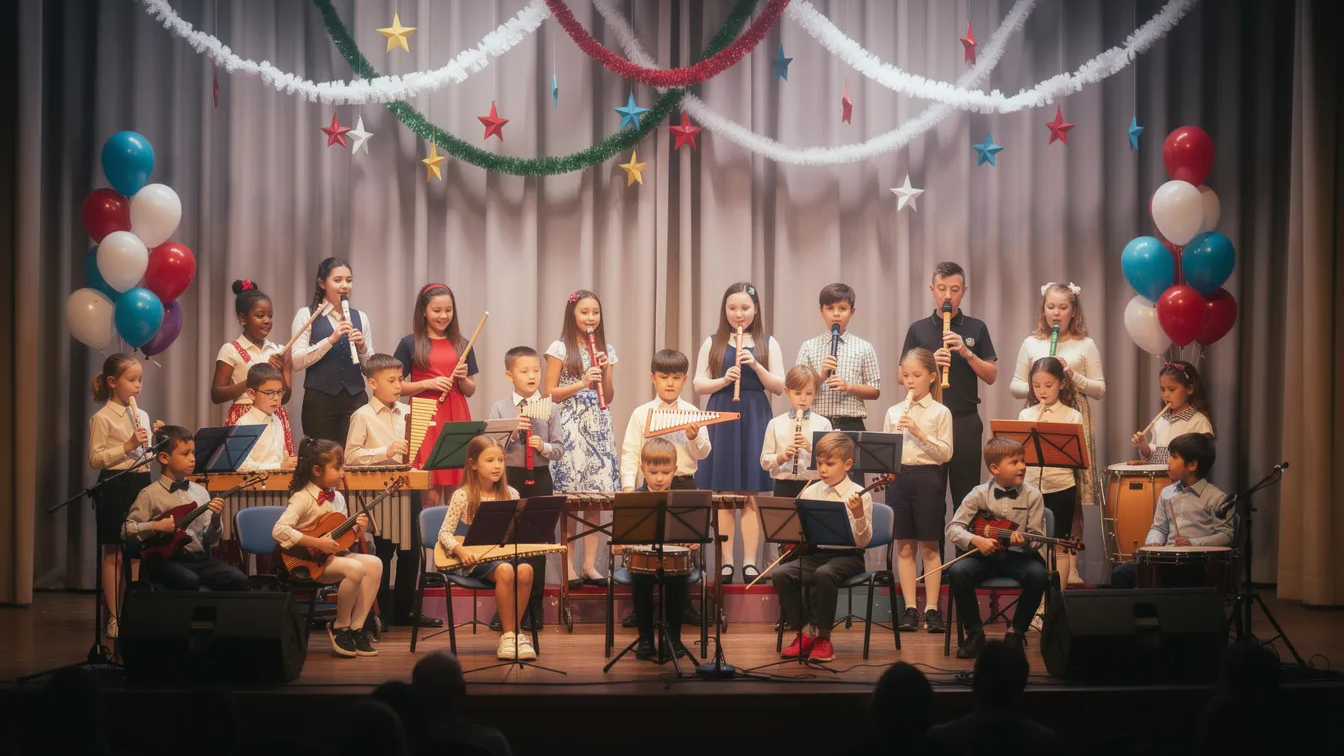 Besetzung von „Tatsächlich… Liebe” (Love Actually) 3 Ein weihnachtliches Konzert der Kinder.