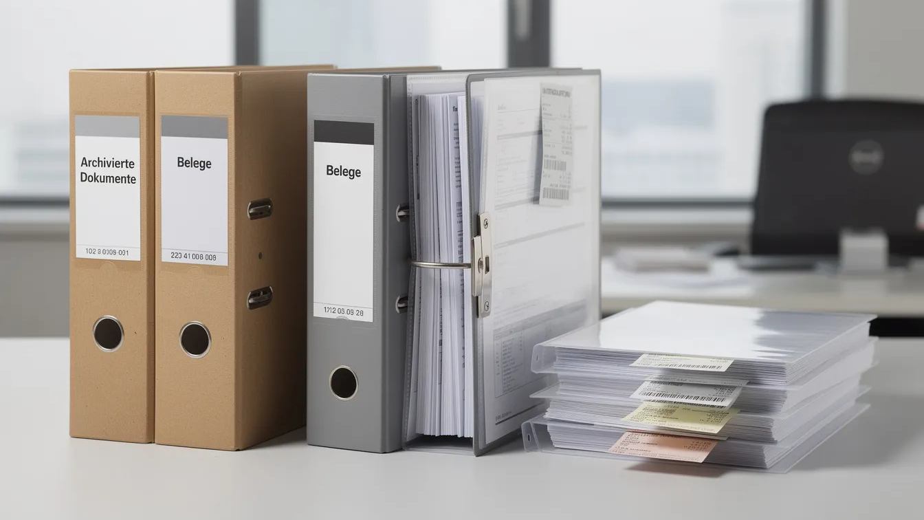 Einschreiben mit Rückschein: So funktioniert der sichere Zustellnachweis 4 Ordner von Belegen