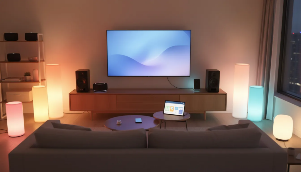 Amazon Fire TV Stick Programme: Die besten Apps, Live-TV & kostenlose Inhalte 4 Stimmungsvolles Ambiente für einen gemütlichen Streamingabend.