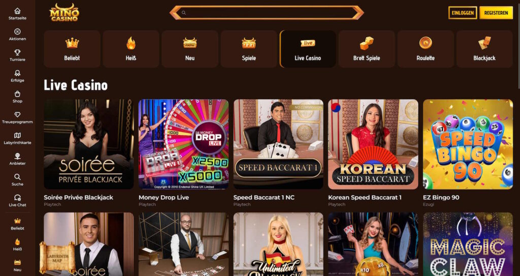 Mino Casino 3 MinoCasino Live Casino