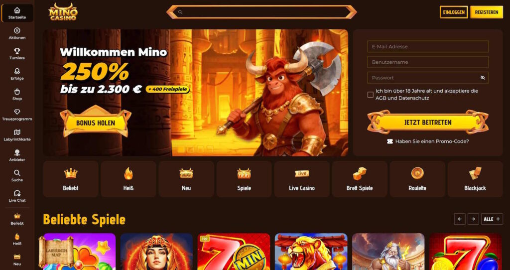Mino Casino 1 Mino Casino Startseite