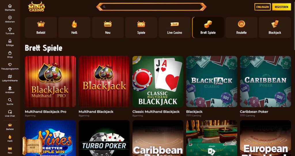 Mino Casino 2 MinoCasino Tischspiele