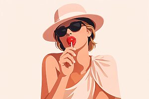 model illustration