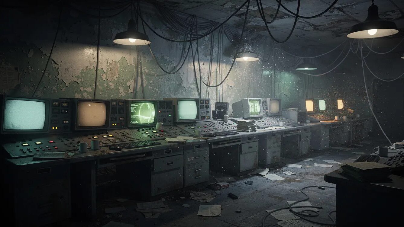 The Night Agent Serie: Alles, was du über den Netflix-Thriller wissen musst 3 Verlassener Computerraum.