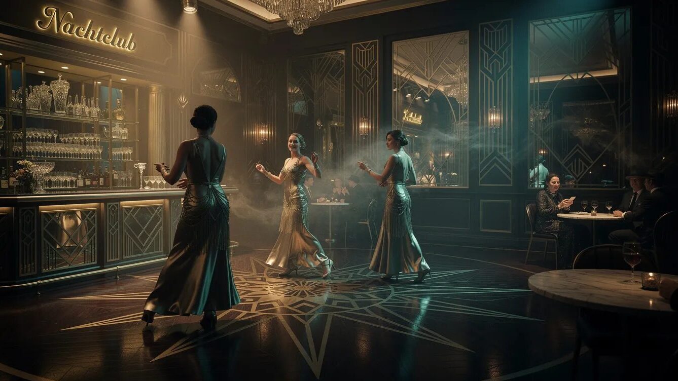 Babylon Berlin: Alles zur Serie, den Staffeln und dem Finale 2026 2 Nachtclub im Art Deco Design.
