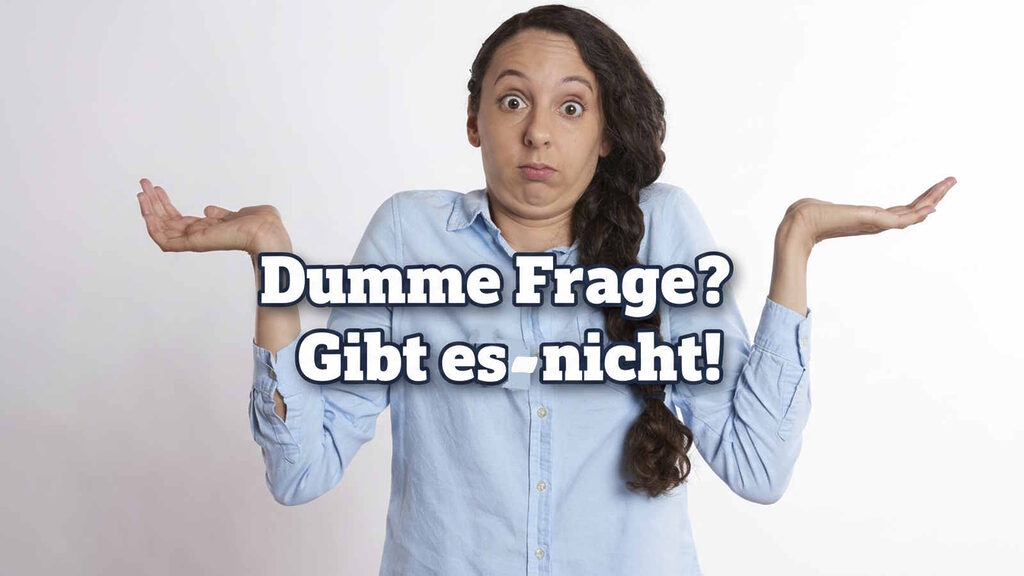 Dumme Fragen: Warum sie wichtig sind, zum Nachdenken anregen und oft richtig gute Antworten bringen 13 Dumme Fragen gibt es nicht