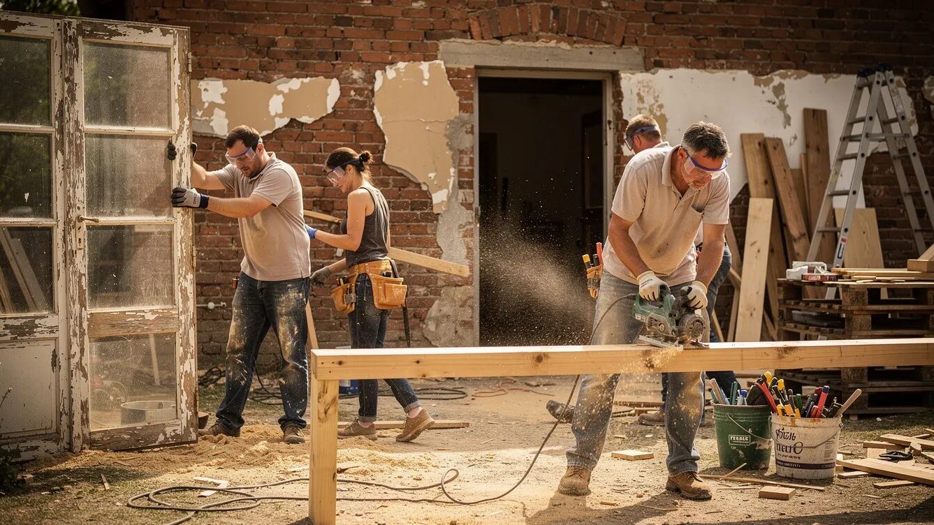 Ab in die Ruine – Alles zur Doku‑Soap für Hobby‑Handwerker 1 Ab in die Ruine - hier werden verfallene Häuser wieder auf Vordermann gebracht.