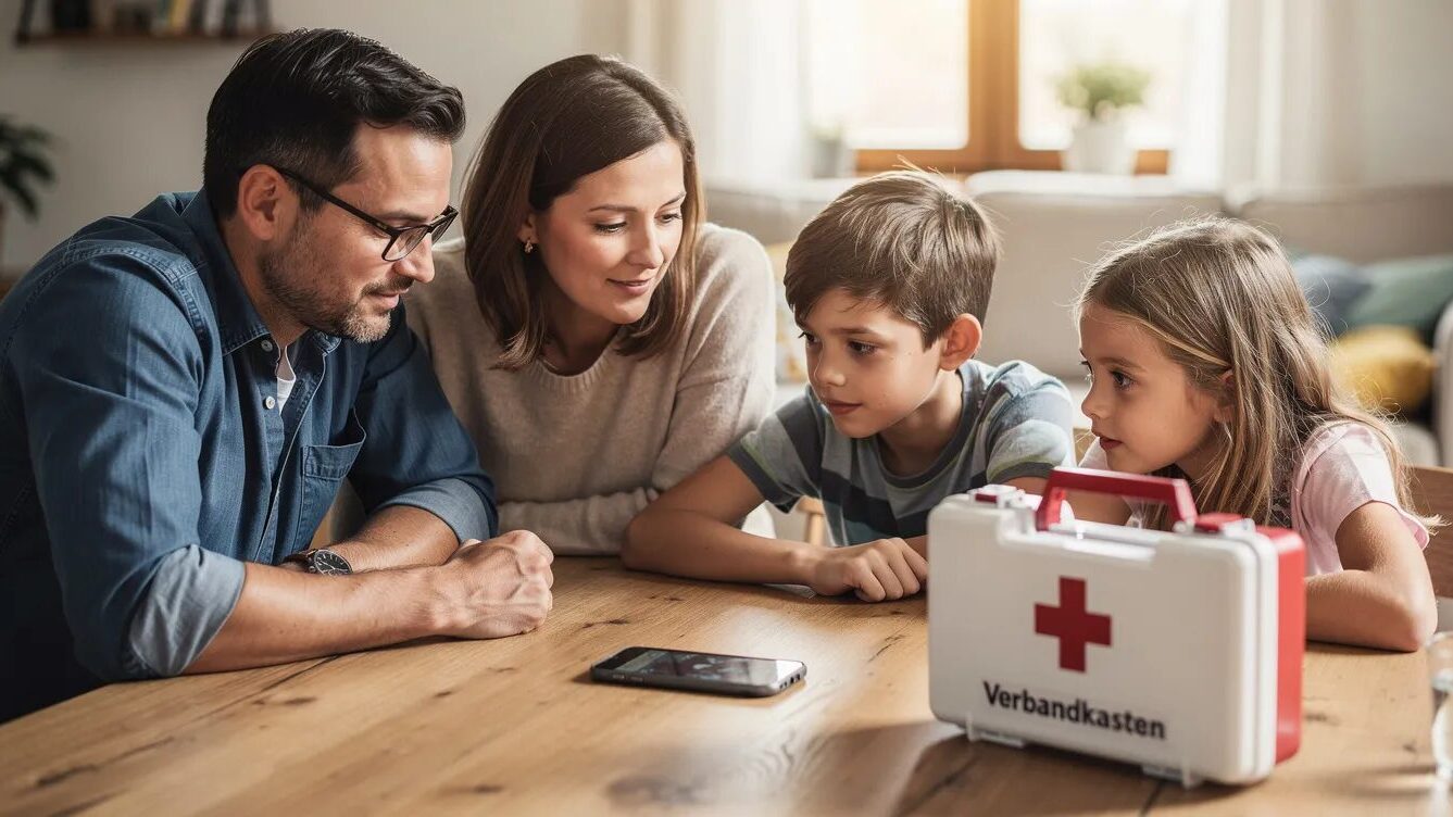 Notfall-Apps & Notruf-Apps: Digitale Helfer für den Ernstfall 2 Zeigen Sie auch Ihren Kindern den Umgang mit einer Notruf-App.