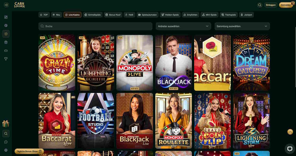 CashLounge Live Casino