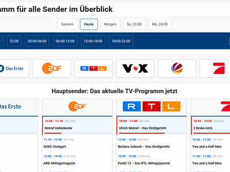 TV Programm für alle Sender: Ihr interaktiver Überblick für heute
